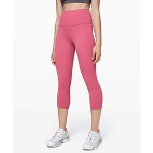 Lululemon Align Crop 21” High-Rise Leggings Pink Size 6 Nulu Yoga Pants